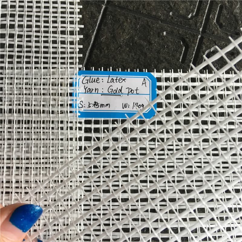 140g 4_4mm gold pot latex fiberglass  mesh cloth